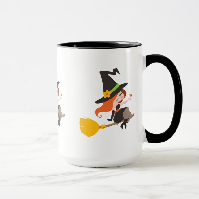 Niedliche Redhead-Hexe Tasse (Rechts)