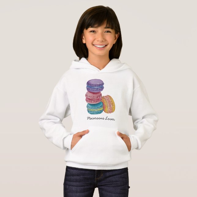 Niedliche Regenbogenfarben Hoodie (Vorne ganz)
