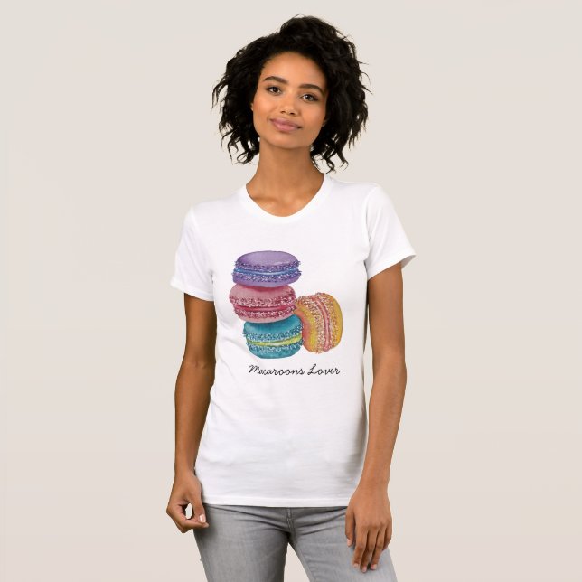 Niedliche Regenbogenfarben in Aquarellfarben T - S T-Shirt (Vorne ganz)