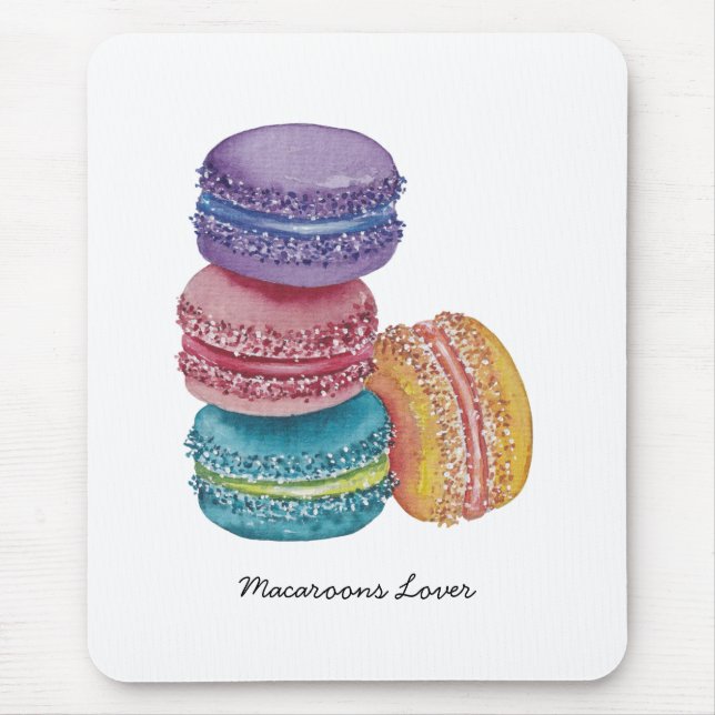 Niedliche Regenbogenfarben Mousepad (Vorne)
