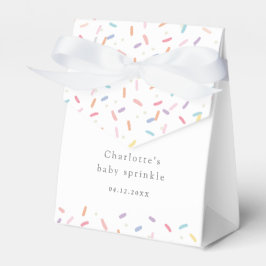 Niedliche Regenbogensprinkles Baby Sprinkle Dusche Geschenkschachtel