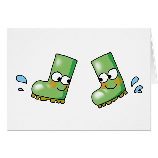 niedliche Regenstiefel (Vorderseite (Horizontal))