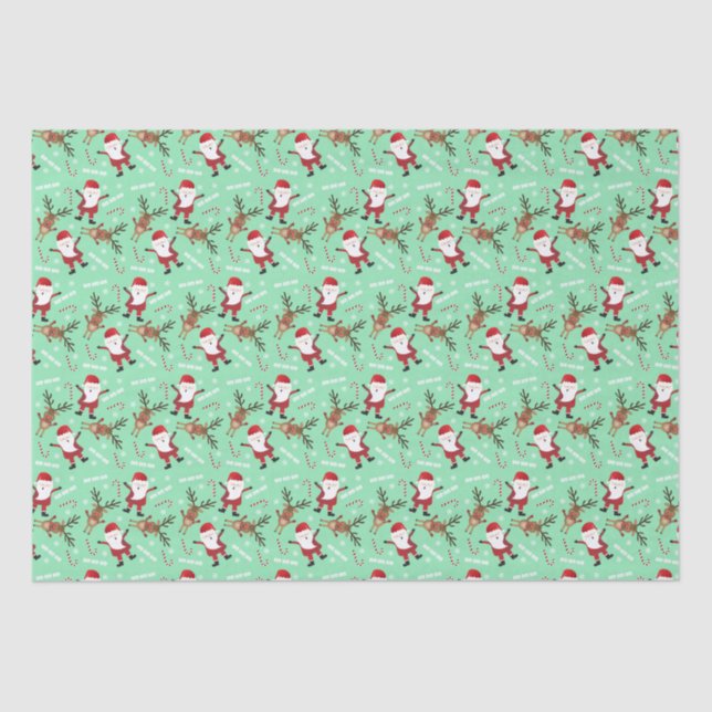 Niedliche Rentierfisch-Kerzenleuchter Seidenpapier (Vorderseite)