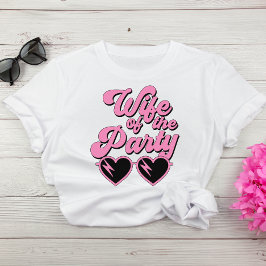 Niedliche Retro-Ehefrau des Party Bachelorette T-Shirt