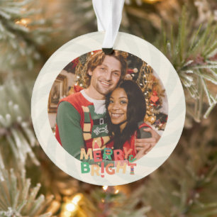 niedliche Retro-Freunde Familienfeier Ornament