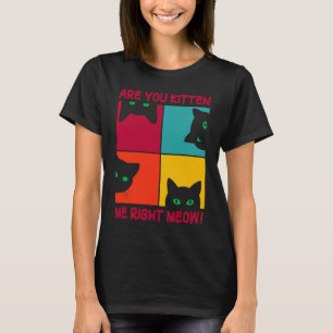 Niedliche Retro-Katze ist, dass du mich gleich kät T-Shirt