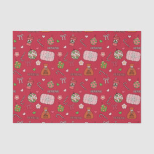 Niedliche Retro-Retro Seidenpapier