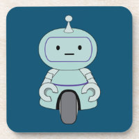 Niedliche Retro-Roboter-Illustration