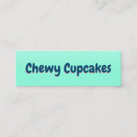 Niedliche Retro-Typografie Minze Süßkuchen