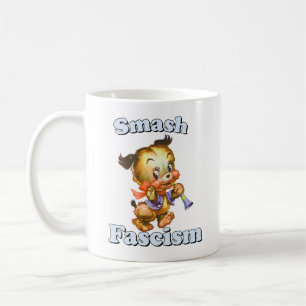Niedliche Retro-Welpe - Schmutz Faschismus Kaffeetasse