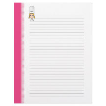 Niedliche Rezept-Seiten für Küchenbinder