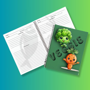 Niedliche Rezepte Notizbuch