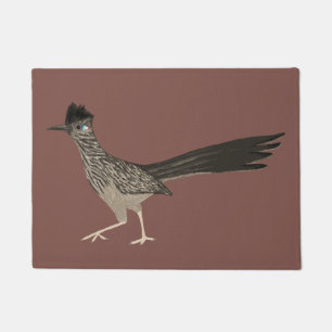 Niedliche Roadrunner-Kunst auf Rost Fußmatte