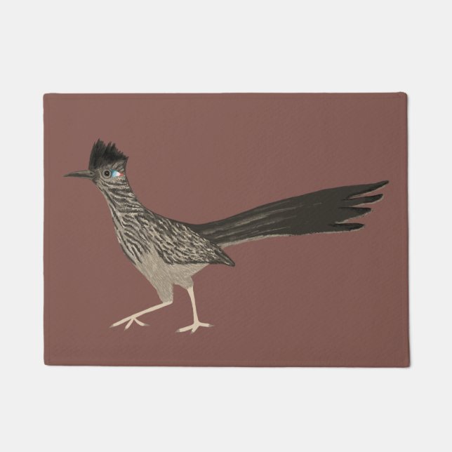 Niedliche Roadrunner Kunst Fußmatte (Vorderseite)