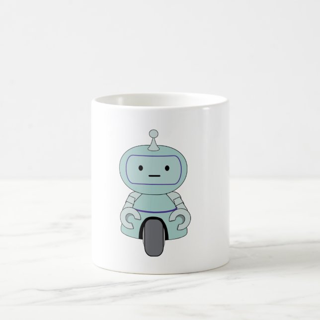 Niedliche Robot-Illustration Tasse (Mittel)