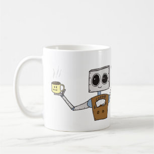 Niedliche Roboter-Kaffeetasse Kaffeetasse