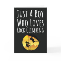 Niedliche Rock Climbing Cards für Kinder