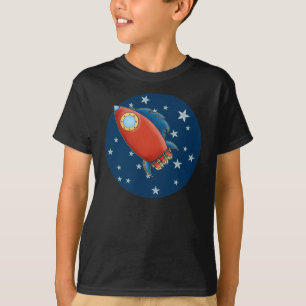 Niedliche Rocket- u. Stern-Jungen-T - Shirts