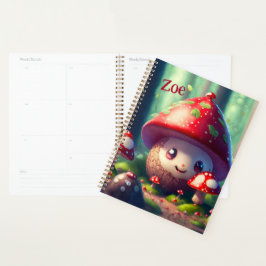 Niedliche Rollstühle im Wald - viel Glück Planer