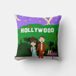 Niedliche Romantik Hollywood Retro Art Kissen