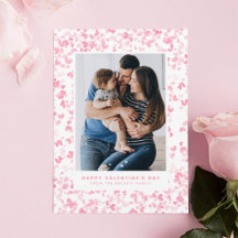 Niedliche Rosa Aquarellfarben Liebe Herz Valentins