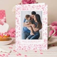 Niedliche Rosa Aquarellfarben Liebe Herz Valentins