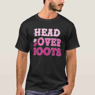 Niedliche Rosa-Ästhetik Südliche Cowgirl Country M T-Shirt