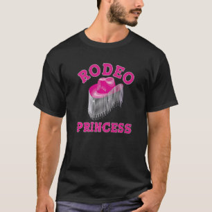 Niedliche rosa ästhetische südliche Cowgirl-Countr T-Shirt