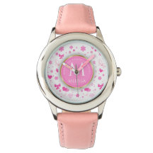 Niedliche rosa Blume Muster, Girly Floral Design