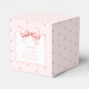 Niedliche Rosa Bugband Babydusche Geschenkschachtel