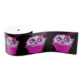 Niedliche rosa Cupcake Ribbon (Pfeil, benutzerdefi Ripsband
