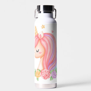 Niedliche Rosa Einhornkinder Trinkflasche