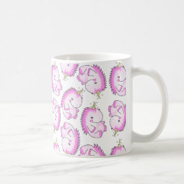 Niedliche rosa fette Unicorn-Tasse Kaffeetasse