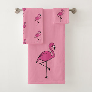 Niedliche Rosa Flamingo Badetücher Set Geschenk