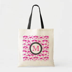 Niedliche rosa Flamingostofftasche Tragetasche