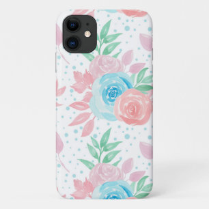 Niedliche Rosa Frühlingsblumen Case-Mate iPhone Hülle