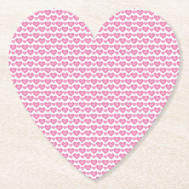 niedliche rosa Herzen gestalten coole Herzform Untersetzer