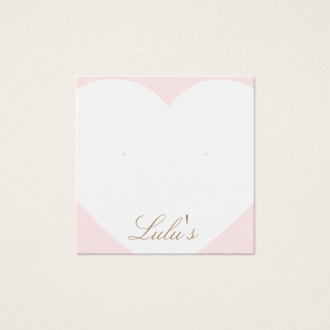 Niedliche rosa Herzklosterdarstellung (Vorderseite)