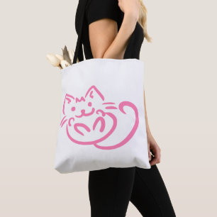 Niedliche rosa Katze