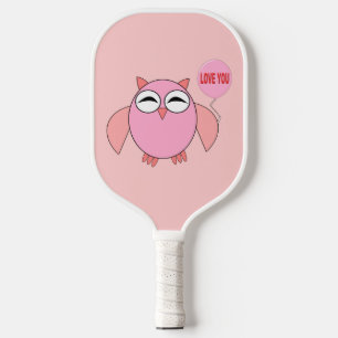Niedliche rosa Liebe, die du auwl Pickleball Schläger