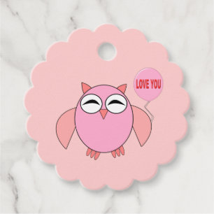 Niedliche rosa Liebe, die Sie selber feiern Geschenkanhänger