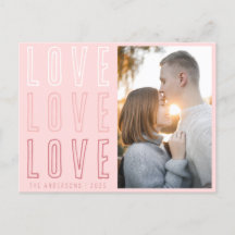 Niedliche rosa Liebe Liebe Liebe Valentins Familie