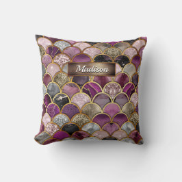 Niedliche, rosa, lila Goldmedaille Kissen