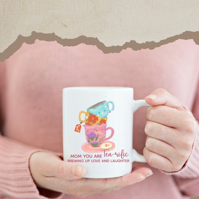 Niedliche rosa Mama Sie sind teesische Kaffeetasse (Von Creator hochgeladen)