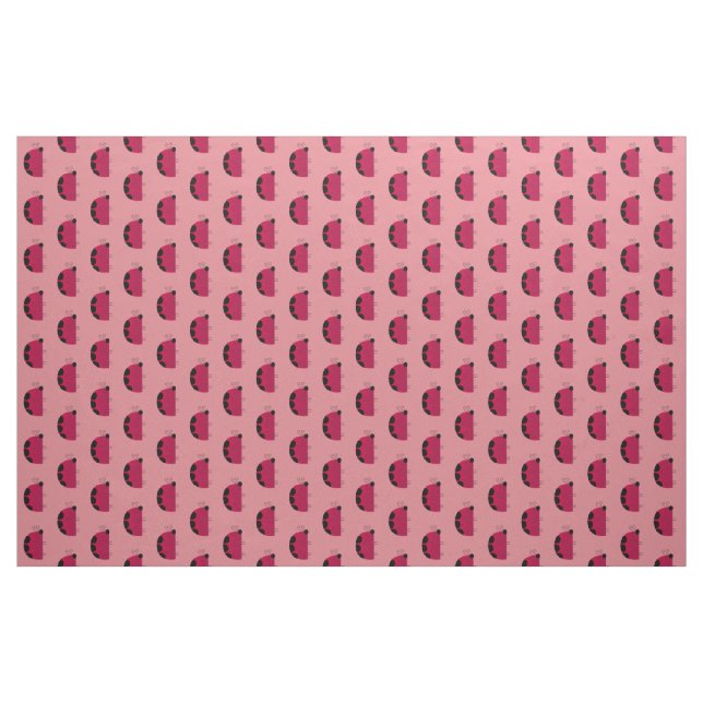 Niedliche rosa Marienkäfer Stoff (Yard (91,4 cm))