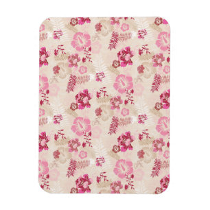 Niedliche rosa moderne Blume Muster High Top Turns Magnet