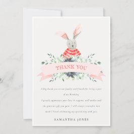 Niedliche rosa rote, sonnige Blätter jeden Geburts Dankeskarte