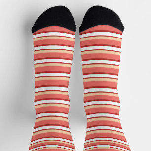 Niedliche, rosa Streifen Socken