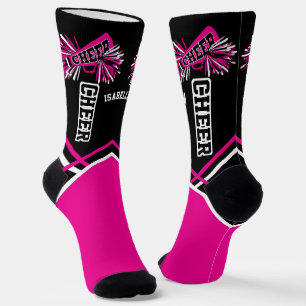 Niedliche Rosa, Weiß und Schwarz Socken