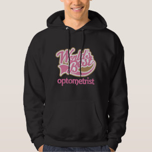 Niedliche rosa Weltbester Optometriker Hoodie